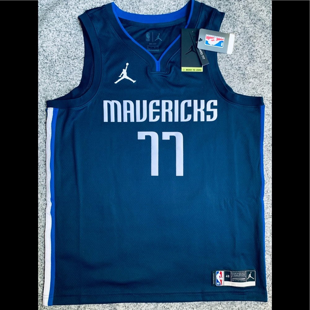 NEW Dallas Mavericks Luka Doncic Jordan Brand Statement Jersey NBA Size 48 Men’s